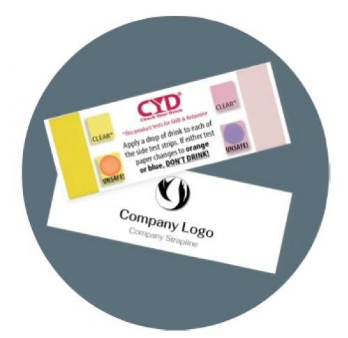 Police Approved Check Your Drink Anti Spiking Cards